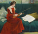L'artiste Gerda Holm - Paul Fischer — visning af kunstværket