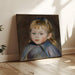 Reproduktion af maleriet L'enfant med hætte - Pierre-Auguste Renoir