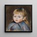 L'enfant med hætte - Pierre-Auguste Renoir — indrammet kunstværk på væggen