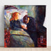 Reproduktion af maleriet L'enfant malade - Edvard Munch