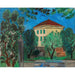 Reproduktion af maleriet L'entréen i haven - Raoul Dufy