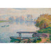 Reproduktion af maleriet L'étang de Saint-Pierre, pêcheur og barques - Henri Lebasque | Reproduction