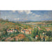 Reproduktion af maleriet af L'hermitage en sommer, Pontoise - Camille Pissarro