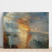 Reproduktion af maleriet Løgningsbranden af Lords' og Commons' huse, den 16. oktober 1834 - Joseph Mallord William Turner