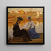 La Baie - Carl Wilhelmson — indrammet kunstværk på væggen
