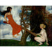 Reproduktion af maleriet La Balançoire - Franz von Stuck