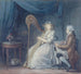 La Belle Harpiste - Jean-Baptiste Mallet — visning af kunstværket