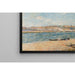 Reproduktion af maleriet La Berge à Saint-Mammès - Alfred Sisley