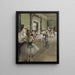 Reproduktion af maleriet La Classe de danse - Edgar Degas