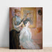 Reproduktion af maleriet La Coiffure - Berthe Morisot