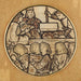 La Construction du Temple - Sir Edward Coley Burne-Jones — vist i et interiør