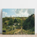 Reproduktion af maleriet La Côte de Jalais, Pontoise - Camille Pissarro