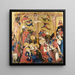 La Crucifixion - Maître du Rhin moyen — indrammet kunstværk på væggen