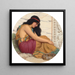 La Danseuse fatiguée - John William Godward — indrammet kunstværk på væggen