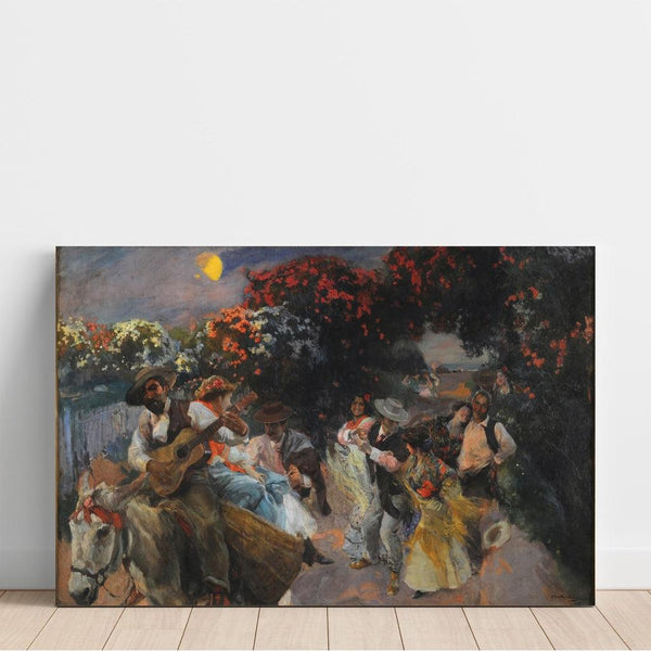 Reproduktion af maleriet La Dernière Chanson - Joaquín Sorolla