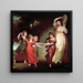 La Famille Gower, Les Enfants de Granville, 2. greve Gower - George Romney — indrammet kunstværk på væggen