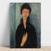 Reproduktion af maleriet La Femme aux yeux bleus - Amedeo Modigliani