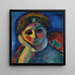 La Femme pensante - Alexej von Jawlensky — indrammet kunstværk på væggen