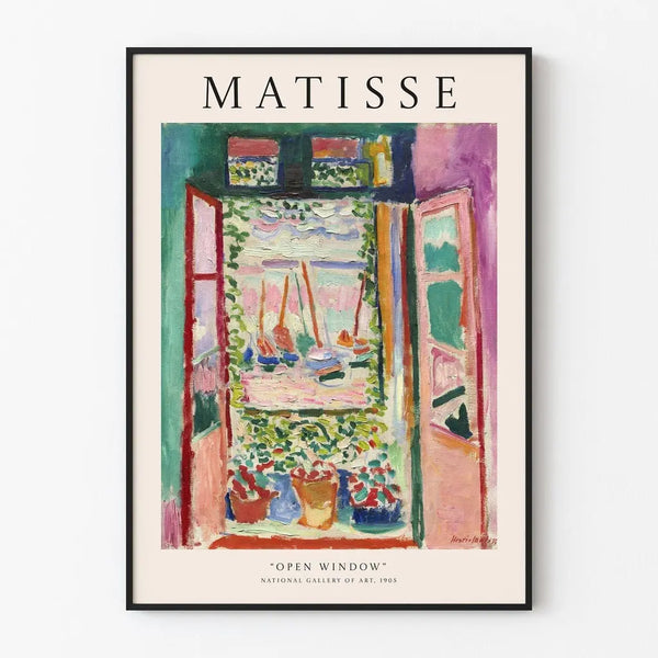 Det åbne vindue af Henri Matisse | Plakat dekoration