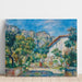 Reproduktion af maleriet La Ferme de Magnanosc ou La Villa Raynaud, Grasse - Pierre-Auguste Renoir