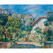 Reproduktion af maleriet La Ferme de Magnanosc ou La Villa Raynaud, Grasse - Pierre-Auguste Renoir