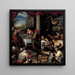 La Fête d'Antoine et Cléopâtre - Leandro Bassano — indrammet kunstværk på væggen