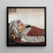 La Fille Malade - Michael Ancher — indrammet kunstværk på væggen