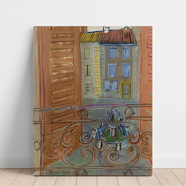 Reproduktion af maleriet La Fontaine à Aspet - Raoul Dufy