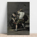 Reproduktion af maleriet La Forge - Francisco de Goya