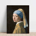 Reproduktion af maleriet af Johannes Vermeer - Pige med perleørering