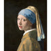 Reproduktion af maleriet af Johannes Vermeer - Pige med perleørering
