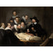 Reproduktion af maleriet La Leçon d'anatomie du docteur Tulp - Rembrandt van Rijn