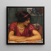 La Lettre - John William Godward — indrammet kunstværk på væggen