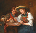 La Lettre d'Amour - Emma Müller von Seehof — visning af kunstværket