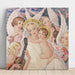 Reproduktion af maleriet La Madone à l'Enfant, entourée d'anges musiciens - Gerda Wegener | Reproduction