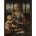 Reproduktion af maleriet La Madone à l'œillet - Leonardo da Vinci