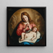 La Madone et l'Enfant - Giovanni Battista Salvi da Sassoferrato — vægpræsentation af kunstværket