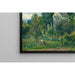 Reproduktion af maleriet af maleriet La Maison Rondest et son jardin à l'Hermitage, Pontoise - Camille Pissarro