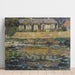Reproduktion af maleriet La Maison au Bord de l'Eau, Montreuil-Bellay - Henri Le Sidaner