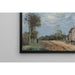 Reproduktion af maleriet af La Maison de Monsieur Musy, Route de Marly, Louveciennes - Camille Pissarro