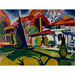 Reproduktion af maleriet La Maison de Newman - Henry Lyman Sayen