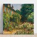 Reproduktion af maleriet La Maison de l'artiste à Giverny - Claude Monet
