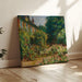 Reproduktion af maleriet La Maison de l'artiste à Giverny - Claude Monet