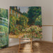 Reproduktion af maleriet La Maison de l'artiste à Giverny - Claude Monet