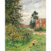 Reproduktion af maleriet La Maison des Anglais, Éragny - Camille Pissarro