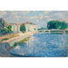 Reproduktion af maleriet La Marne à Lagny - Henri Lebasque