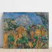 Reproduktion af maleriet La Montagne Saint Victoire - Paul Cézanne