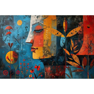 La Mosaïque de l'Esprit | Décoration d'art abstrait | Reproduction Tableau Décoration murale affiche copie