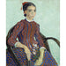 Reproduktion af maleriet La Mousmé - Vincent van Gogh