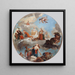 La Paix vient consolere mændene og bringer overflod tilbage til dem - Raimundo de Madrazo og Garreta — vægpræsentation af kunstværket
